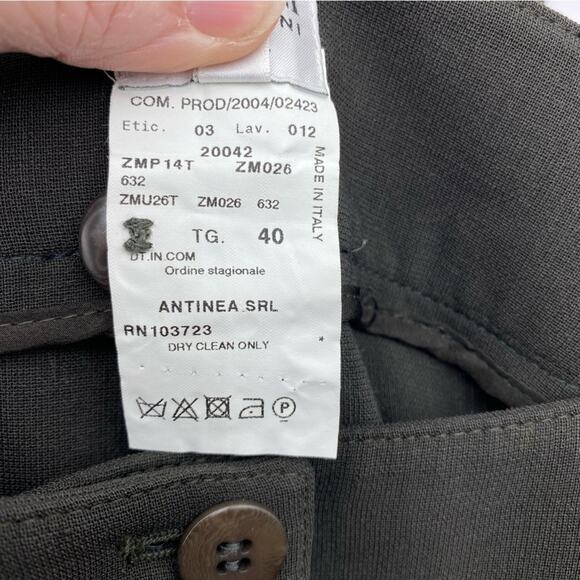 Armani Collezioni Black Relaxed High Waisted
Cropped Pants Size 4 - Picture 11 of 11